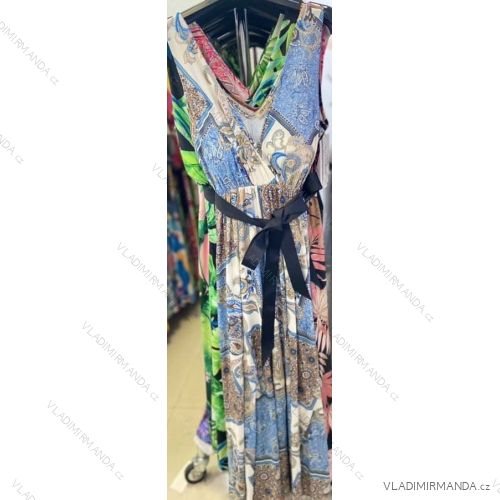 Dress with 3/4-sleeve ladies pocket (uni sl) ITALIAN Fashion IM3181746
