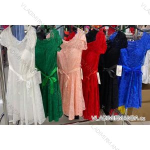 Dress with 3/4-sleeve ladies pocket (uni sl) ITALIAN Fashion IM3181746