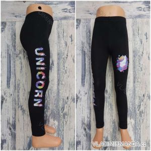 Leggings long with girls' sequins (140-164) TURKISH PRODUCTION TVB20012