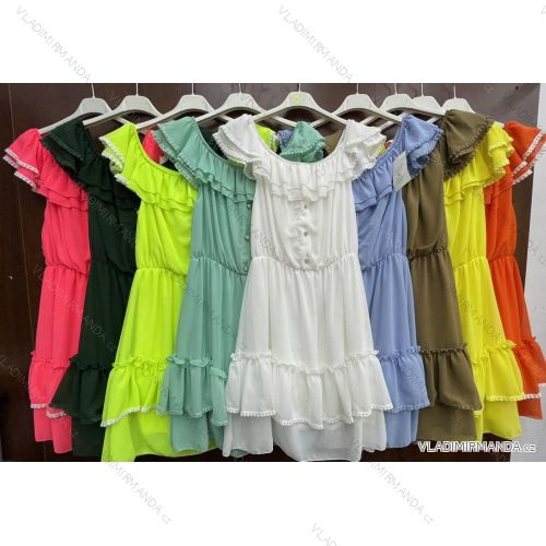 Dress with 3/4-sleeve ladies pocket (uni sl) ITALIAN Fashion IM3181746