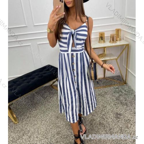 Dress with 3/4-sleeve ladies pocket (uni sl) ITALIAN Fashion IM3181746