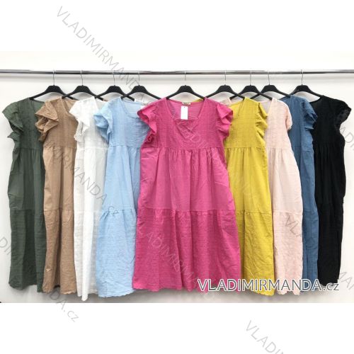Dress with 3/4-sleeve ladies pocket (uni sl) ITALIAN Fashion IMWD20527