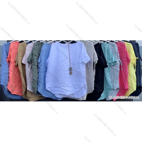 Dress with 3/4-sleeve ladies pocket (uni sl) ITALIAN Fashion IM3181746