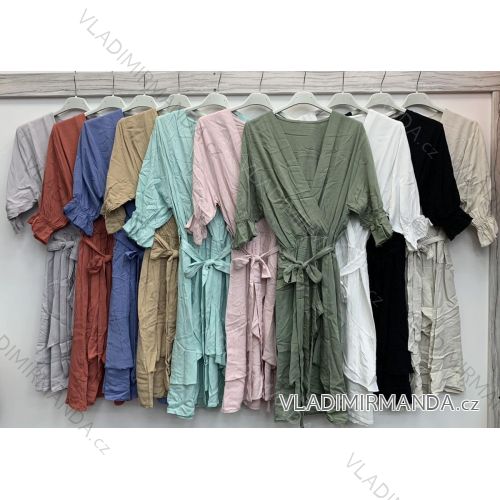 Dress with 3/4-sleeve ladies pocket (uni sl) ITALIAN Fashion IM3181746