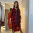 Hooded Long Sleeve Hooded Dress (uni s / m) IM2191956 <p>red-black</p> 2XL/3XL one size
