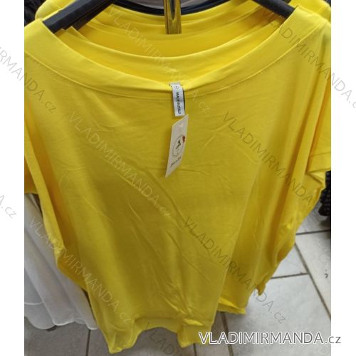 Tunic extended dress mini short sleeve women's OVERSIZE (UNI M / 2XL) ITALIAN FASHION IM720052