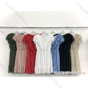 Dress with 3/4-sleeve ladies pocket (uni sl) ITALIAN Fashion IMWD20527