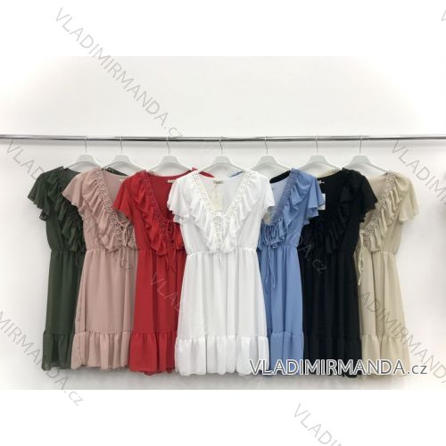 Dress with 3/4-sleeve ladies pocket (uni sl) ITALIAN Fashion IMWD20527