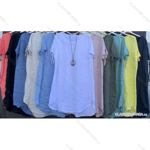 Dress with 3/4-sleeve ladies pocket (uni sl) ITALIAN Fashion IM3181746