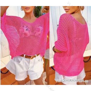 Women's Long Sleeve Sweater (S / M / L one size) ITALIAN FASHION IMWA214327