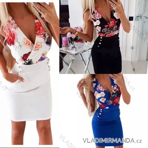 Dress with 3/4-sleeve ladies pocket (uni sl) ITALIAN Fashion IMWD20527