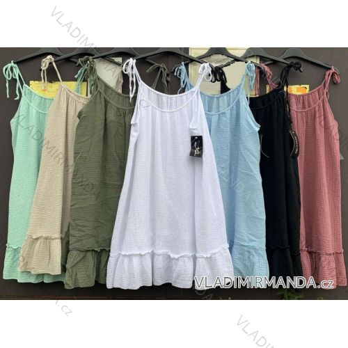 Dress with 3/4-sleeve ladies pocket (uni sl) ITALIAN Fashion IM3181746