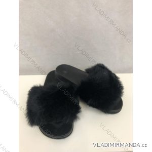 Slippers with ladies' fur (36-41) SHOES OB118GC1524