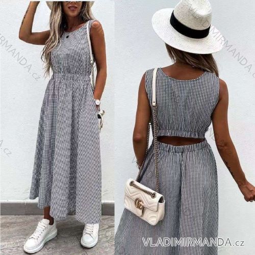 Women's Elegant Long Sleeve Dress (S / M / L ONE SIZE) ITALIAN FASHION IMWA21002