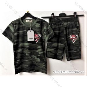 Set T-shirt and shorts camouflage youth boys (116-146) SINCERE TM21LL-2686