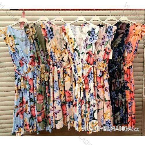 Dress with 3/4-sleeve ladies pocket (uni sl) ITALIAN Fashion IM3181746
