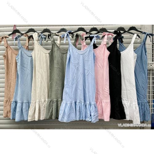 Dress with 3/4-sleeve ladies pocket (uni sl) ITALIAN Fashion IM3181746
