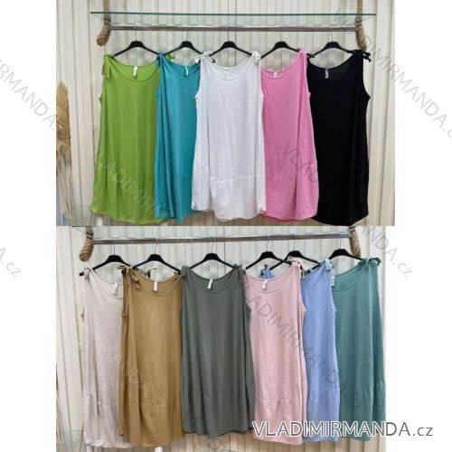 Dress with 3/4-sleeve ladies pocket (uni sl) ITALIAN Fashion IM3181746