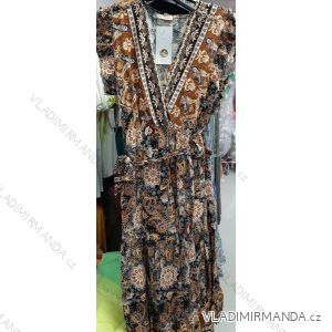 Women's Long Sleeveless Summer Dress (S / M ONE SIZE) ITALIAN FASHION IMM211113