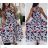 Women's Long Sleeveless Summer Dress (S / M ONE SIZE) ITALIAN FASHION IMM211113