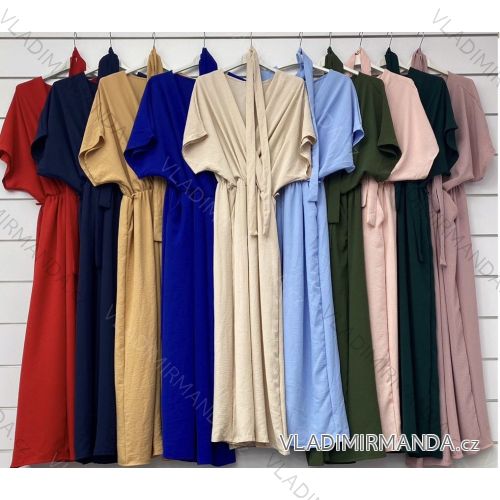 Dress with 3/4-sleeve ladies pocket (uni sl) ITALIAN Fashion IM3181746