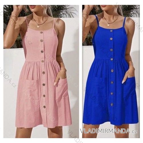 Dress with 3/4-sleeve ladies pocket (uni sl) ITALIAN Fashion IMWD20527