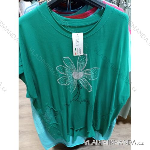 Women's short-sleeved summer dress (UNI S-M) ITALIAN FASHION IMN20067