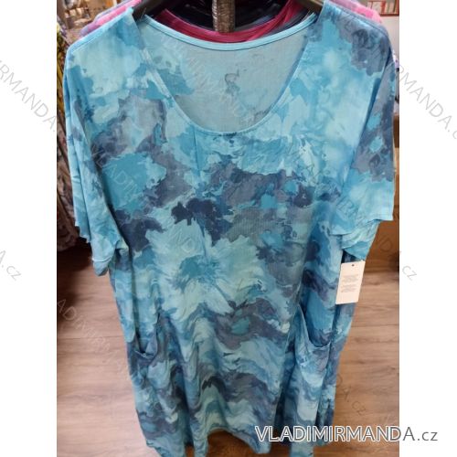 Women's short-sleeved summer dress (UNI S-M) ITALIAN FASHION IMN20067