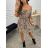 Women's Elegant Long Sleeve Dress (S / M / L ONE SIZE) ITALIAN FASHION IMWA21002