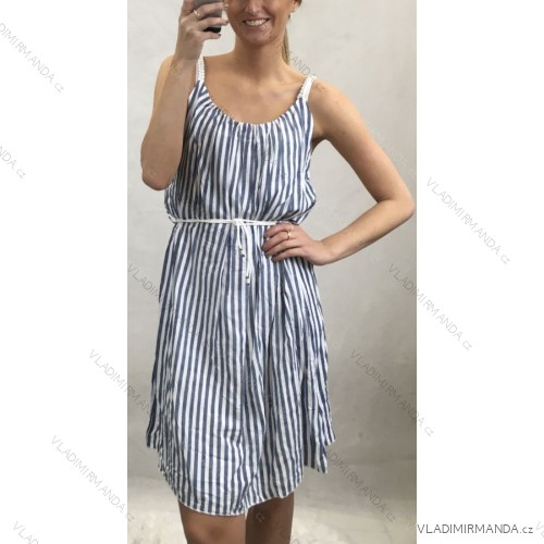 Summer dresses hangers strip women (uni s / m) ITALIAN MODE IM420478 S / M White-blue