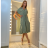 Elegant short-sleeved women's dress (uni s-m) ITALIAN FASHION IM920148