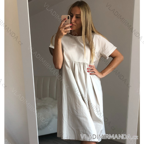 dress short sleeve womens (uni L-2XL) ITALIAN MODA IMS20004