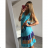 Women's sleeveless summer dress (XXL ONE SIZE) INDIAN FASHION IMD21803