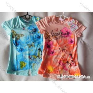 T-shirt short sleeve baby girl (98-128) GLASS BEAR C-8912
