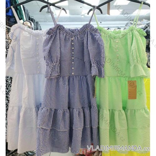 Dress with 3/4-sleeve ladies pocket (uni sl) ITALIAN Fashion IM3181746