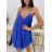Elegant short-sleeved women's dress (uni s-m) ITALIAN FASHION IMM225969