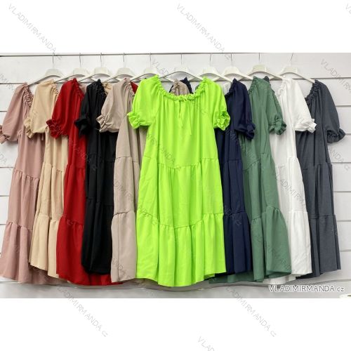 Women's Elegant Long Sleeve Dress (S / M ONE SIZE) ITALIAN FASHION IMWP21u3727