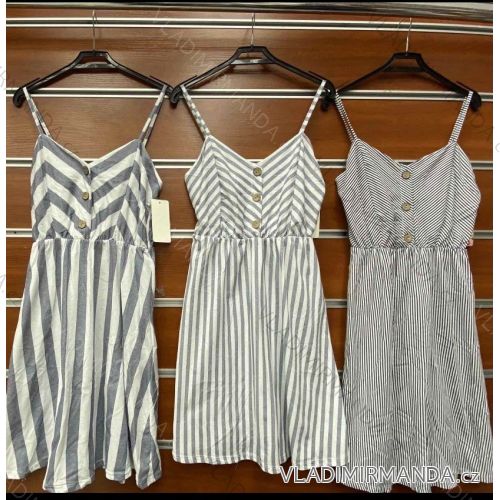 Dress with 3/4-sleeve ladies pocket (uni sl) ITALIAN Fashion IM3181746