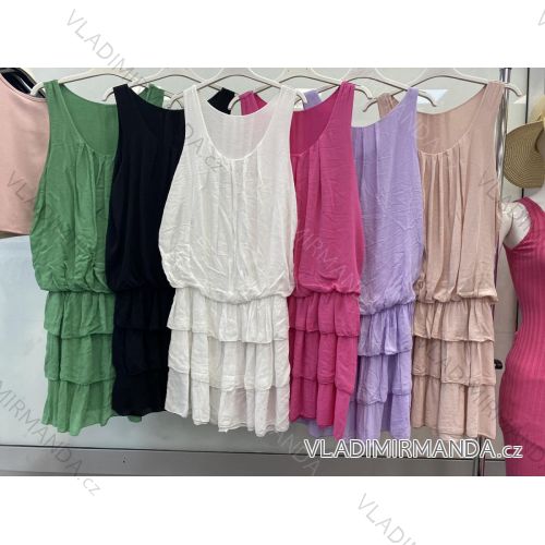 Dress with 3/4-sleeve ladies pocket (uni sl) ITALIAN Fashion IMWD20527