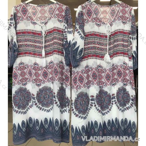 Dress with 3/4-sleeve ladies pocket (uni sl) ITALIAN Fashion IMWD20527