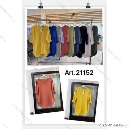 Shirt blouse 3/4 sleeve (UNI XL-3XL) ITALIAN MODA IM420486