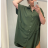 Women's long summer dress (uni s-m) ITALIAN FASHION IMM20119 Khaki