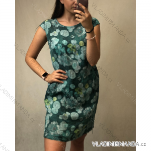 Casual Dress Short Sleeve Ladies (UNI XL-2XL) ITALIAN FASHION IM420319