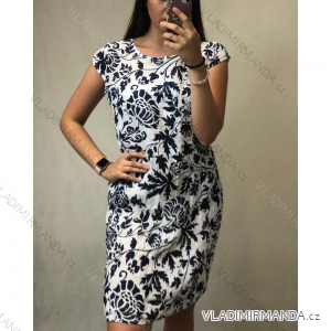 Casual Dress Short Sleeve Ladies (UNI XL-2XL) ITALIAN FASHION IM420319