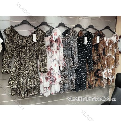 Dress with 3/4-sleeve ladies pocket (uni sl) ITALIAN Fashion IMWD20529