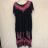 Women's short sleeve dress oversized (L-3XL) POLISH FASHION PMF20014
