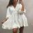 Elegant women's dress S / M white