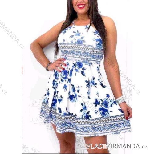 Summer dress with straps women (S / M ONE SIZE) ITALIAN FASHION IMM211288