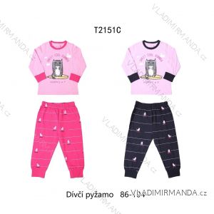 Pajamas Long Infant Baby Girls (86-104) WOLF S2851