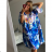 Summer dress 3/4 long sleeve women (uni xl / 2xl) ITALIAN FASHION IM821014
